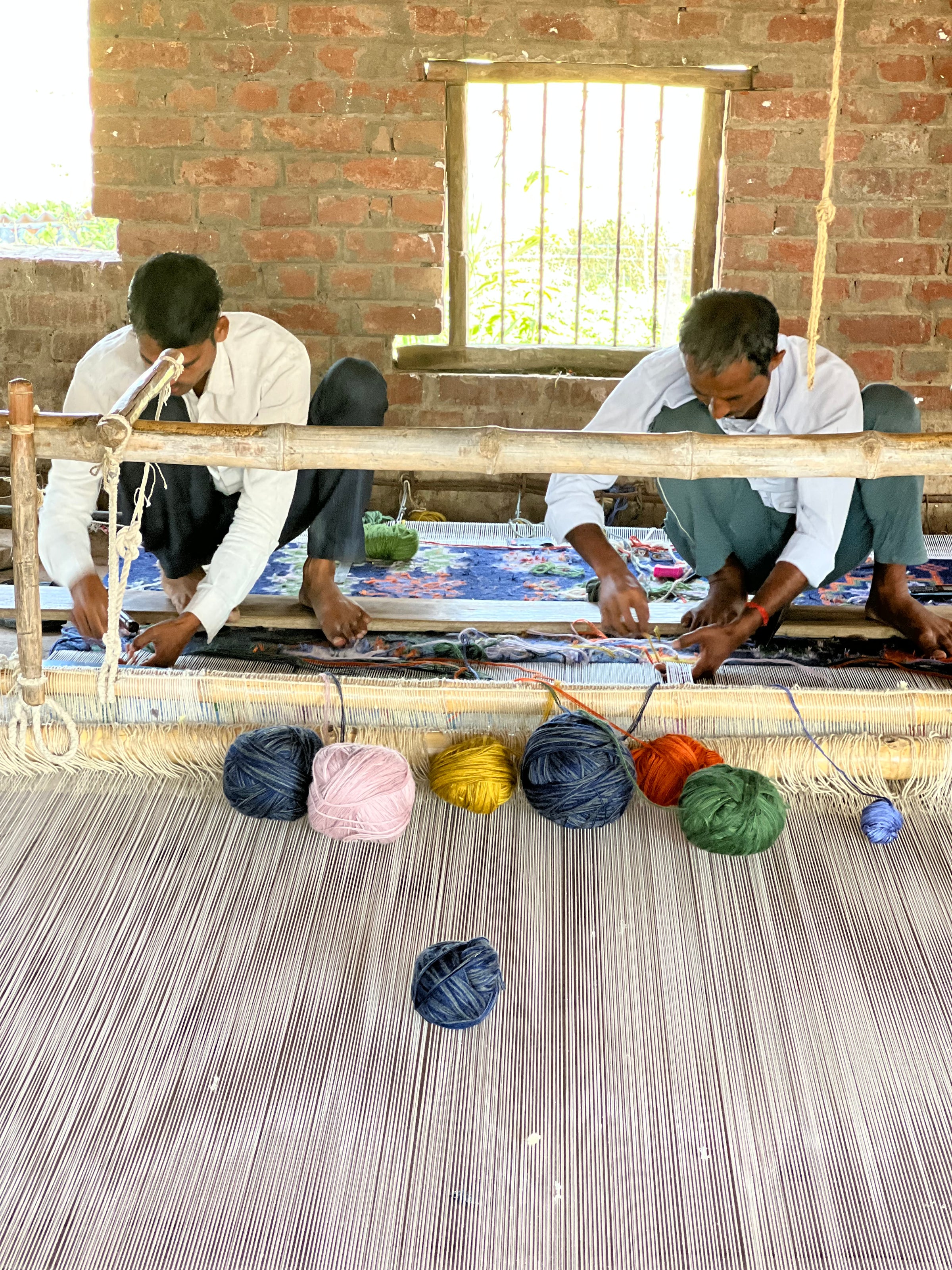 Weaving with wool in India